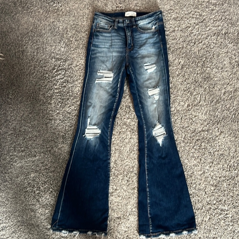 Buckle jeans, High rise flare, size 25x33 1/2